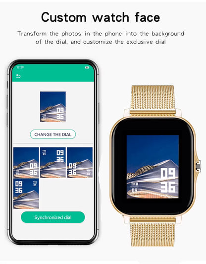 2023 Smart Watch for Men Women Gift for Full Touch Screen Sport Fitness Watches BT Call Digital Smartwatch Wristwatch
