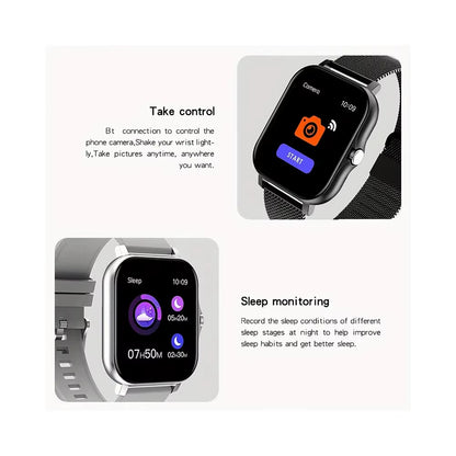 2023 Smart Watch for Men Women Gift for Full Touch Screen Sport Fitness Watches BT Call Digital Smartwatch Wristwatch